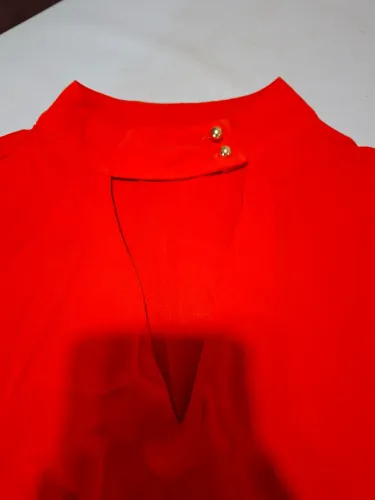 Blusa de seda feminina Rener Tam G