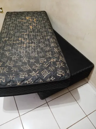 CAMA BOX SOLTEIRO COMPLETA