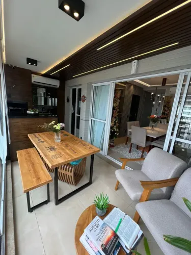 APARTAMENTO MOBILIADO ANDAR ALTO PONTA NEGRA - LONDON RESERVA INGLESA