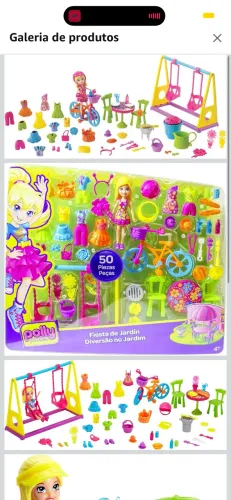Polly Pocket Diversão no Jardim da Mattel