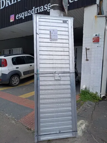 IMPERDÍVEL! PORTA VENEZIANA DE ALUMÍNIO 60CM 70CM OU 80CM COMPLETA DIRETO DA FÁBRICA