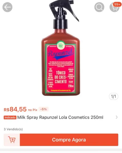 Tônico Capilar Lola Novo