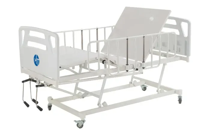 Cama Hospitalar Manual 3 Movimentos Semi Luxo - PH-103 SLX c/ Colchão D28