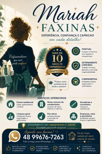 Faxina, casa, kitnet, condomínio, escritório