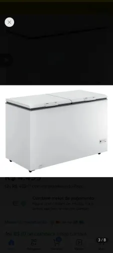 Freezer horizontal consul 534L