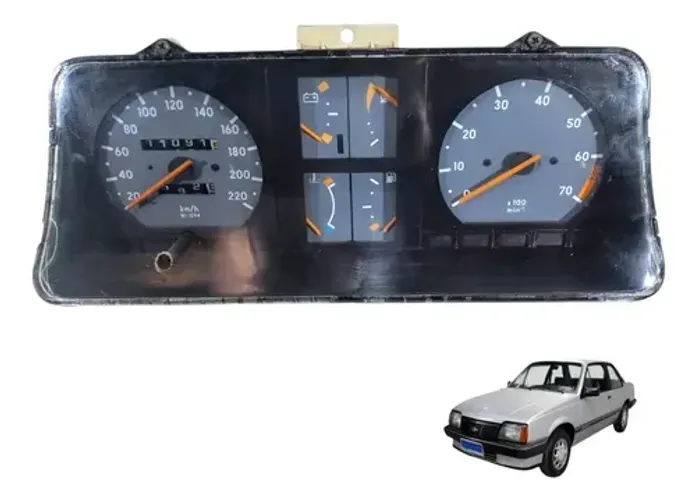Painel De Instrumentos Chevrolet Monza 96 Gm C Conta-giros Preto