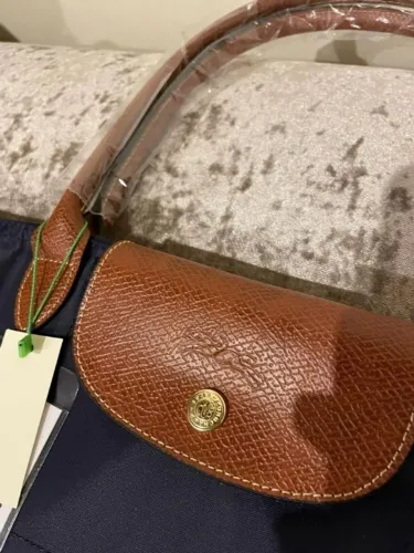 longchamp navy modelo clássico original c/ nota