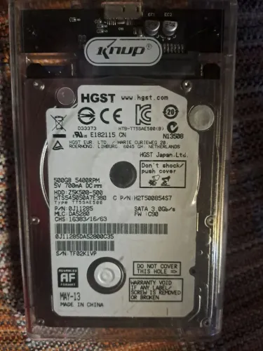 HD EXTERNO 500gb