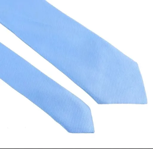 Gravata social slim Azul serenety 