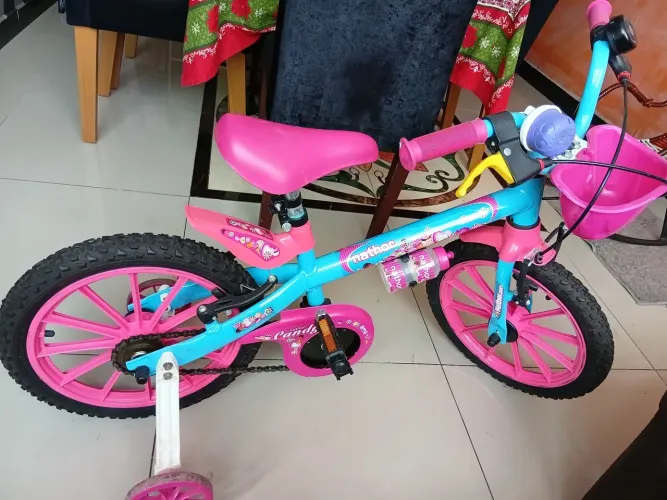 Bike infantil feminina rosa