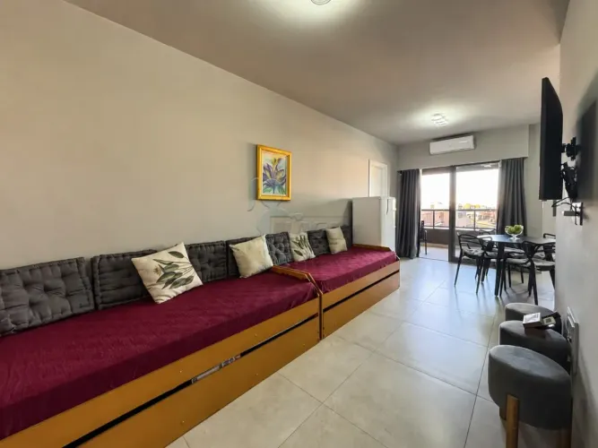 Apartamento mobiliado de 63m² com 02 quartos para locação - Nova Aliança