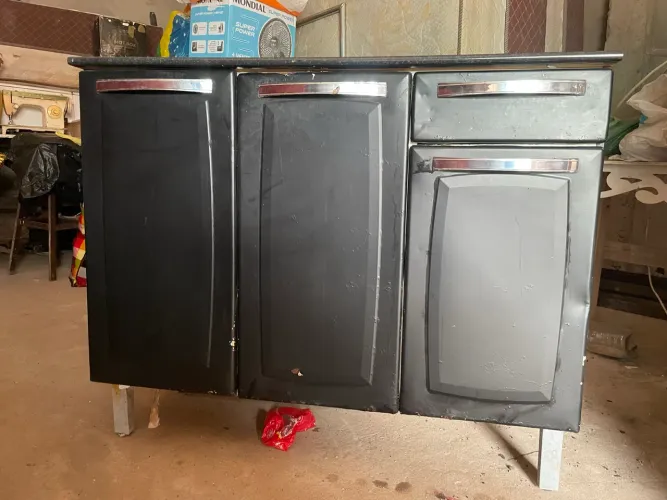 Armário de Cozinha em Aço - Usado