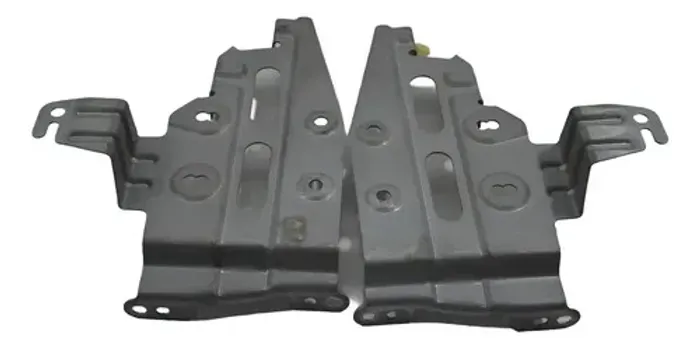 Par Suporte Fixação Som Cd Honda Fit 2003 Original Creme