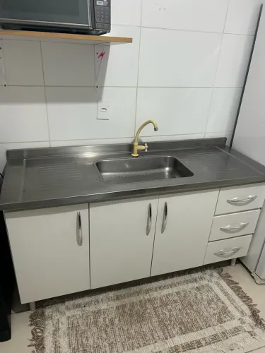 Balcão de pia com tampo 1,60