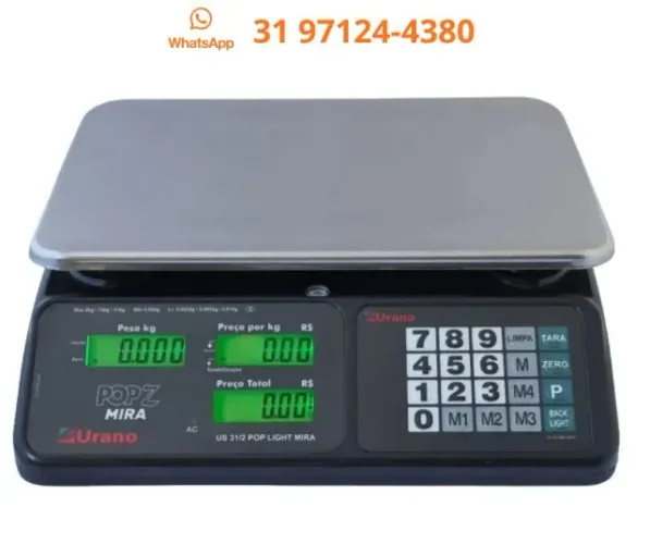 Balança Eletrônica Digital 32Kg Urano Nova