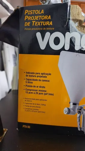 Pistola projetora de textura