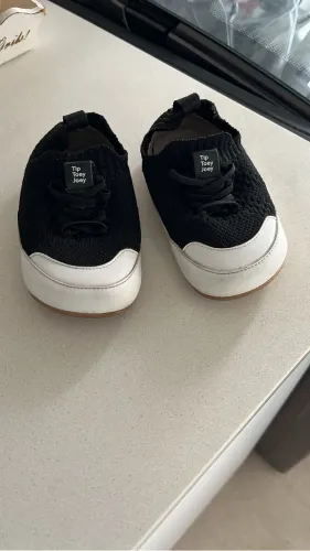 Tênis Tip Toey Joey Easy Knit infantil preto menino