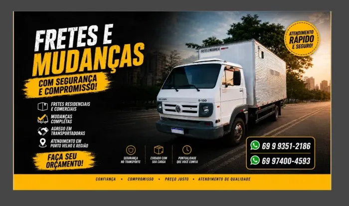 Frete e mudanças