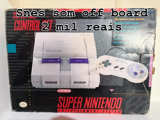 Super nintendo shvc 01 na caixa