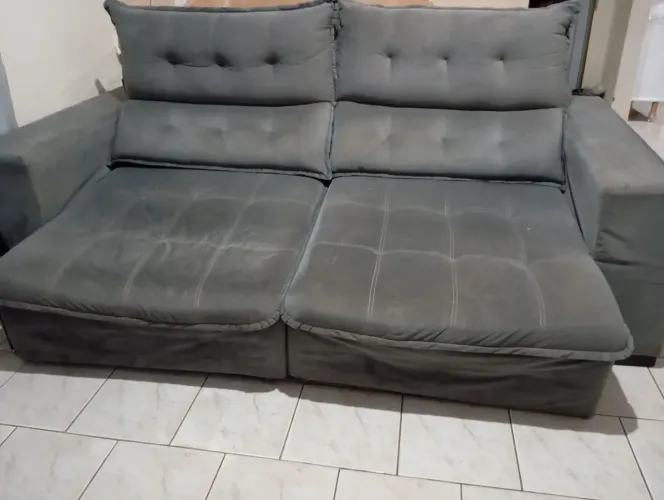Sofá reclinável