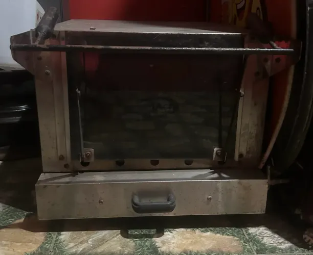 Forno industrial a gás com base em pedra 