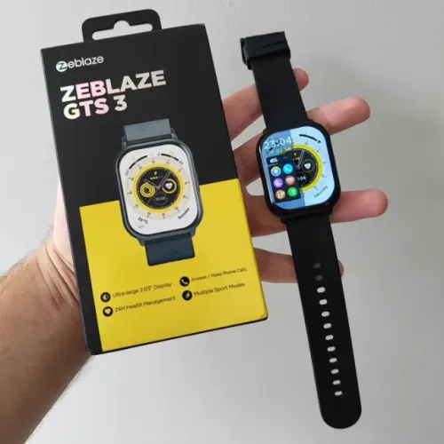 Relógio Smartwatch Zeblaze GTS 3 - Bateria Até 15 Dias