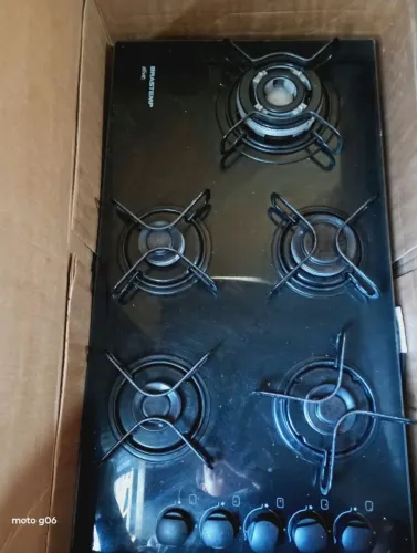 fogão cooktop 5 bocas brastemp