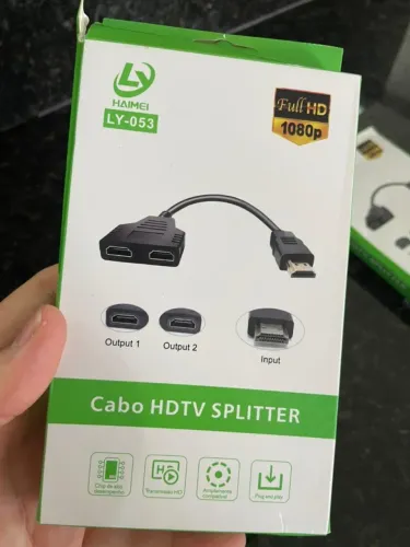 Cabo HDMI 2 saidas
