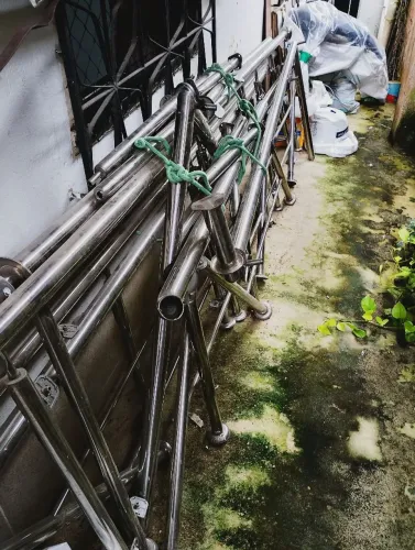 Vendo essas varanda de vidro temperado tudo inox 