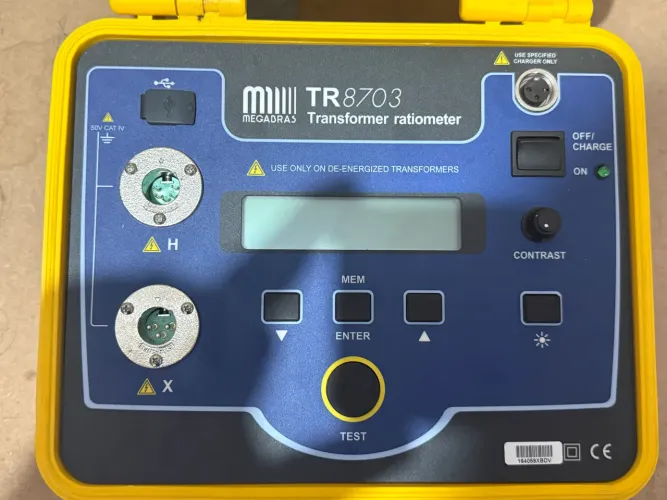 Megabras Tr8703 Medidor Digital De Relação De Espiras Ttr