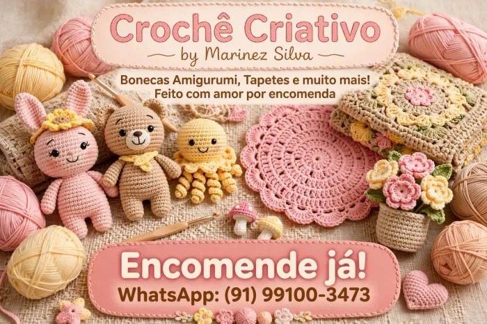 Trabalho com crochê 