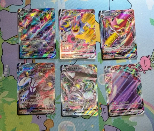 Lote 6 cartas VMAX Japonesas - Todas NM