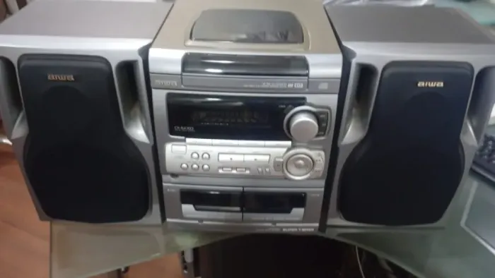 Duplo deck am fm toca fita