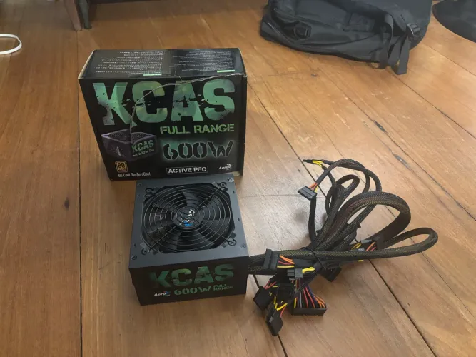 Fonte Gamer 600W KCAS 80plus Bronze
