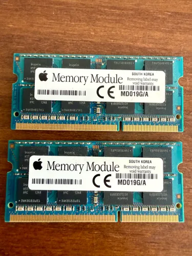 8Gb, 2x Memórias RAM DDR3 Hynix com 4GB cada x2=8Gb 1600/1333 MHz p/ Notebook e MacBook