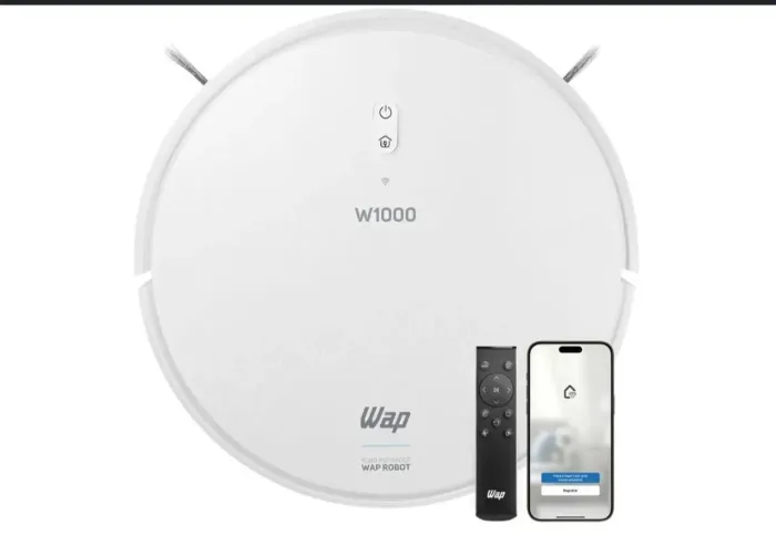 Robô Aspirador Inteligente Wap Robot W1000 36W Wi-Fi compatível com Alexa