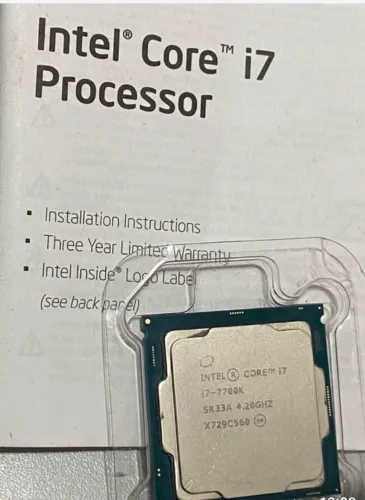 Processador Gamer Core i7 7700K 4.20 ghz 7a geração