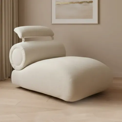 Poltrona Orgânica Larbelle em Linho com Molas Ensacadas House Decor