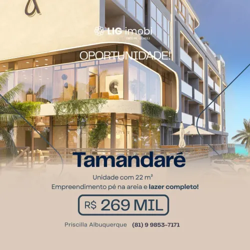Oportunidade no Litoral | Unidades studio e apartamento com 1 e 2 Qts com lazer completo!