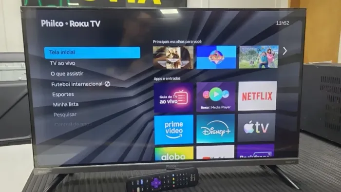 TV Smart philco 32 Roku Disponível