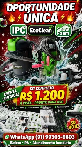 KIT LAVA JATO PROFISSIONAL