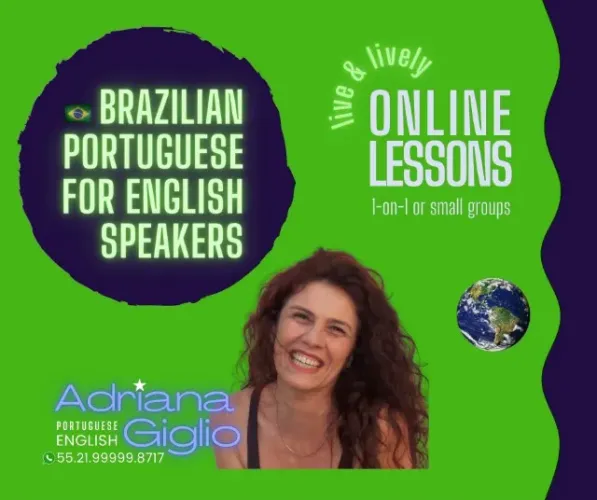 Aula particular de português para estrangeiros falantes de inglês