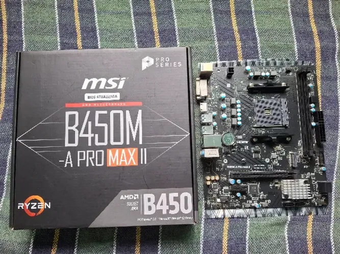 Placa-Mãe MSI B450M-A PRO MAX II