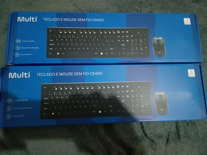 Teclado e mouse sem fio