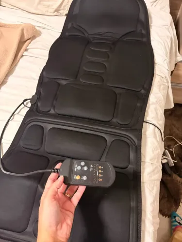 Esteira Massageadora Portátil com aquecimento 10 motores - 8 modos