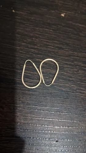 Par de brinco ouro 18k