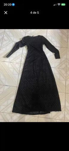 Vestido Longo Preto com Costas Nuas