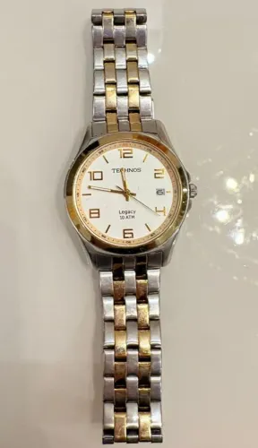 Relógio Technos Legacy Original Prata e Dourado <br>