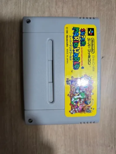 Jogo Super Nintendo Super Mario World Original Japonês