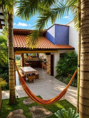 Aluguel de Espaço Premium para Festas e Eventos - Área Gourmet com Piscina e Jacuzzi